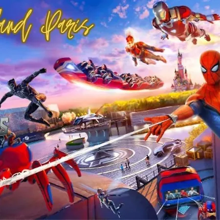 Confort & Spacieux Family Travel Pour 6 - 10' To Disneyland Paris 25' To Paris - In Front Of Train Station Torcy Rer A Exterior foto
